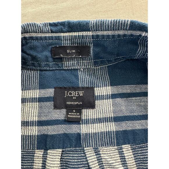 J. Crew Homespun Button Down Long Sleeve sz Small - Picture 3 of 3